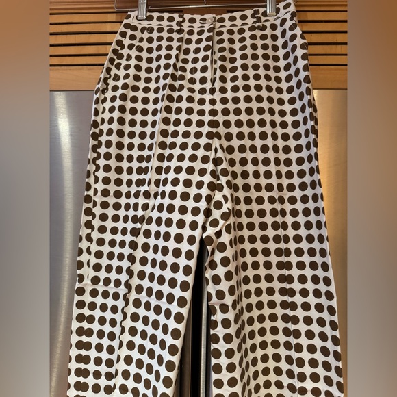 ❤️ NWT BOTTEGA VENETA RUNWAY COLLECTION POLKA DOT PANTS SIZE IT 38 Made in Italy - Picture 3 of 13